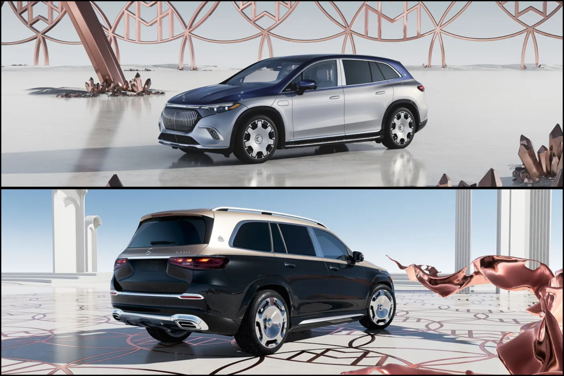 Mercedes Maybach GLS and EQS SUV models