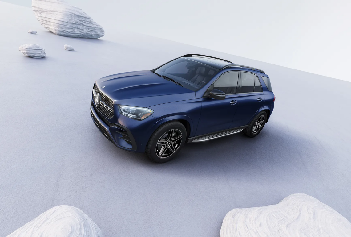 2026 Mercedes-Benz GLE SUV in Mystic Blue metallic finish