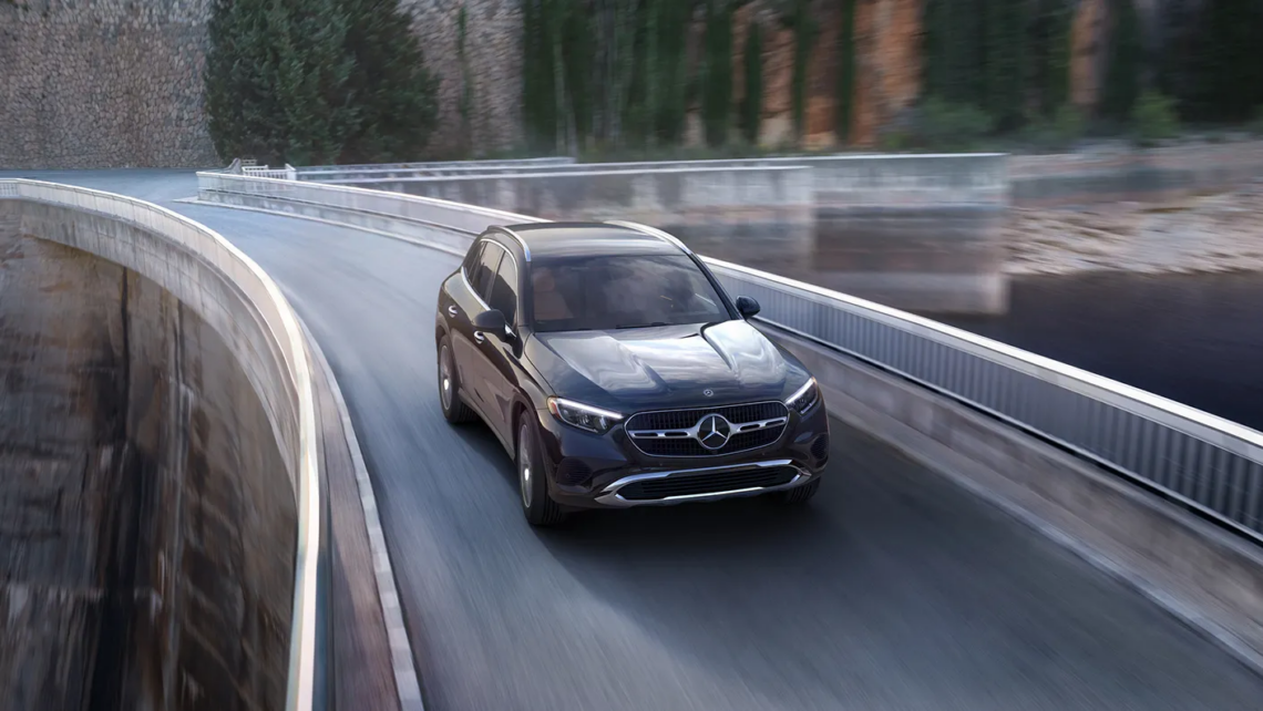 Mercedes-Benz GLC SUV driving