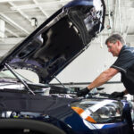 Mercedes-Benz service under the hood